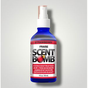 Scent Bomb - Strawberry - Parfum spray - lucht verfrisser - Autogeurtje