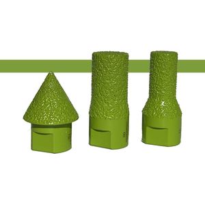 Pro-Diam Vormfrees voor Keramiek – Kegelfrees D30 – Ø30 mm – Professionele Diamantfrees voor Tegels & Natuursteen