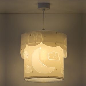 Dalber Moon - Kinderkamer hanglamp - Grijs;Wit