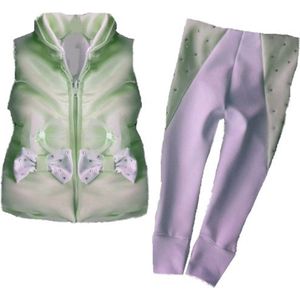Maat 158 2 delig Bodywarmer met jogingbroek voor baby en kind zomerjas