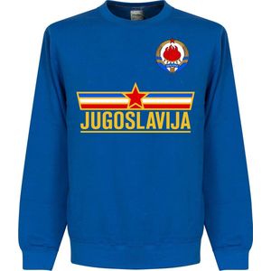 Joegoslavië Team Sweater - Blauw - XL
