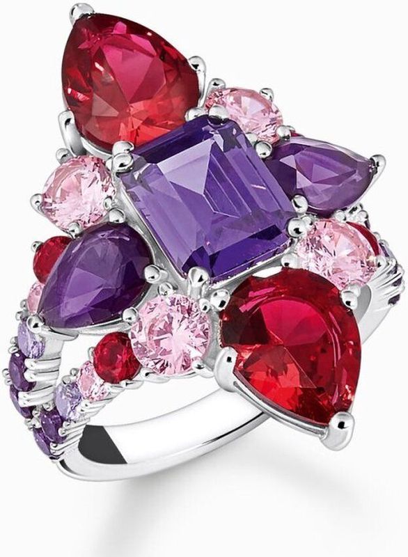 Thomas Sabo - TR2441-477 - Ring - Veelkleurig - 925er Zilver