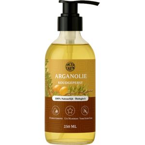 Arganolie 100% Puur voor het gezicht, huid en haar 250ml - Argan olie - Biologisch en Koudgeperst - Arganolie uit Marokko - Haarolie - Huidolie