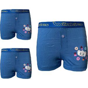 Embrator jongens Boxershort Loose Fit 3-stuks blauw 104/110