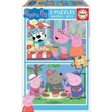 EDUCA - 2 puzzels - 25 stuks - Peppa Pig