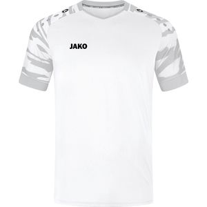 JAKO Shirt Wild Korte Mouw Wit-Grijs Maat L