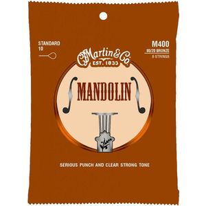 Snarenset mandoline Martin M400 80/20 bronze standard 8-snarig .010-.034