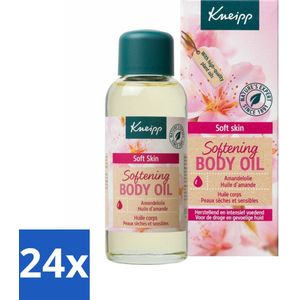 24 x Kneipp - Huidolie - Soft Skin - Amandelbloesem - Voor zachte & soepele huid - 100 ml - Huidolie - Droge Huid - Gevoelige Huid - Voedende Olie - Amandelolie