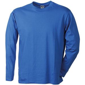 James and Nicholson - Heren Medium Lange Mouwen T-Shirt (Blauw)