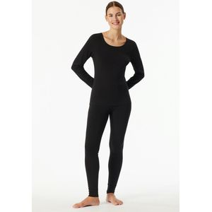 Schiesser - INVISIBLE SOFT WARMING - Shirt met Lange Mouwen - Zwart