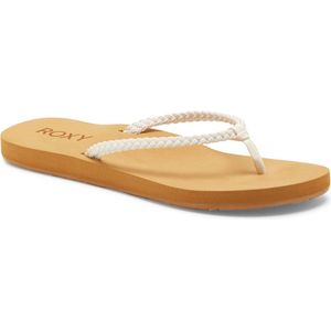 Roxy - Costas - Strand Teenslippers - Zwart - Synthetisch Leer