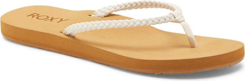Roxy - Costas - Strand Teenslippers - Gevlochten Synthetisch Leer - Zacht EVA Voetbed