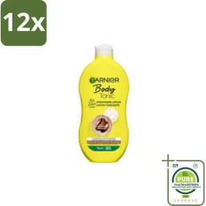 Garnier - Body - Bodylotion - Tonic - Verstevigend & Hydraterend - 400 ml - Voordeelverpakking - 12 stuks - Bodylotion - Hydraterende bodylotion