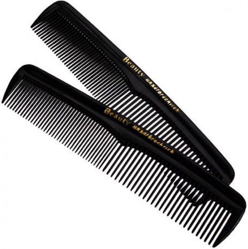 Haarborstels - Zwart - Kunststof - Breukvast - 3 cm Hoog