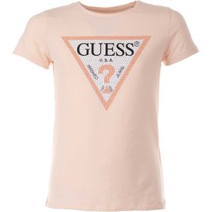 Guess Girls Logo Shirt Champagne - Maat 152