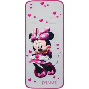 Disney Kinderwagenkussen Minnie Mouse 84 X 33 Cm Katoen Grijs