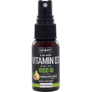 Onnit - Plant Based Vitamin D3 with Vitamin K2 - Passievrucht Guave - 25 mcg (1,000 IU) - 24 ml