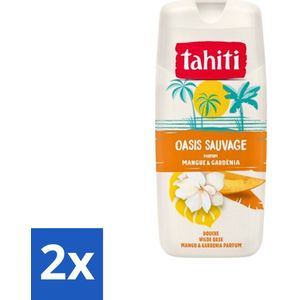 Tahiti - Douchegel - Wilde Oase - Mango & Gardenia - 315 ml - Voordeelverpakking - 2 stuks