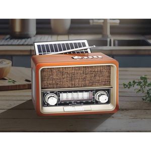 LTC - LXLTC103UBT - Draagbare Radio - Bluetooth - FM/AM/SW - USB - Zonnepaneel