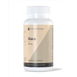 Vital Nutrition Maca - Premium extract uit Andes Gebergte - Hoog gedoseerd - Vegan - Libido en Energie* - 90 Capsules