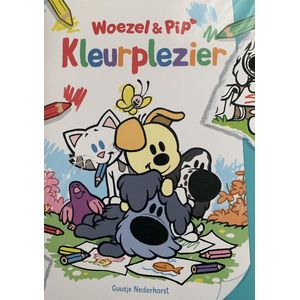 Woezel & Pip Kleurplezier - kleurboek - 32 pagina's kleurplezier!
