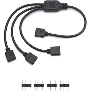 ARGB Splitter Kabel 5V - 3-pins Splitter voor CPU Koeler en Ventilator 30 cm