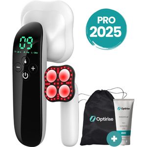 Cellulite Massage Apparaat - Anti Cellulitis Apparaat - Oedeem Massager - Huidverjongingsapparaat - Vetverbranding Buik, Billen & Benen - Red light Therapy - Microcurrent Red LED Body Toning Device - Draadloos & Oplaadbaar