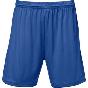 Masita | Sportbroek Heren & Dames - Short Bogota - Sportbroek met binnenbroek - Voetbalbroek 100% polyester Duurzaam - Vochtregulerend - ROYAL BLUE - XXXL