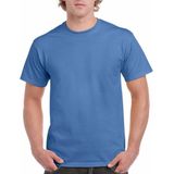 Irisblauw katoenen shirt voor volwassenen XL (42/54)