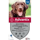 Bayer Advantix Vlooien & Teken Pipetten - Hond 25+ kg - 4 stuks