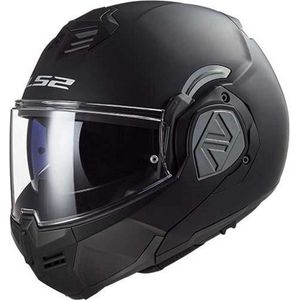 LS2 FF906 Advant Solid Matt Black Modular Helmet L - Maat L - Helm
