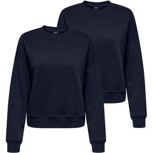 ONLY Sweater ONLSWEAT LIFE CREW OVERSIZE SWT 2P Set van 2