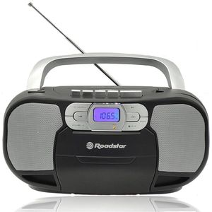 Draagbare cd-radio met cassette, digitale radio en boombox functies - CD-MP3-speler met USB en AUX-IN