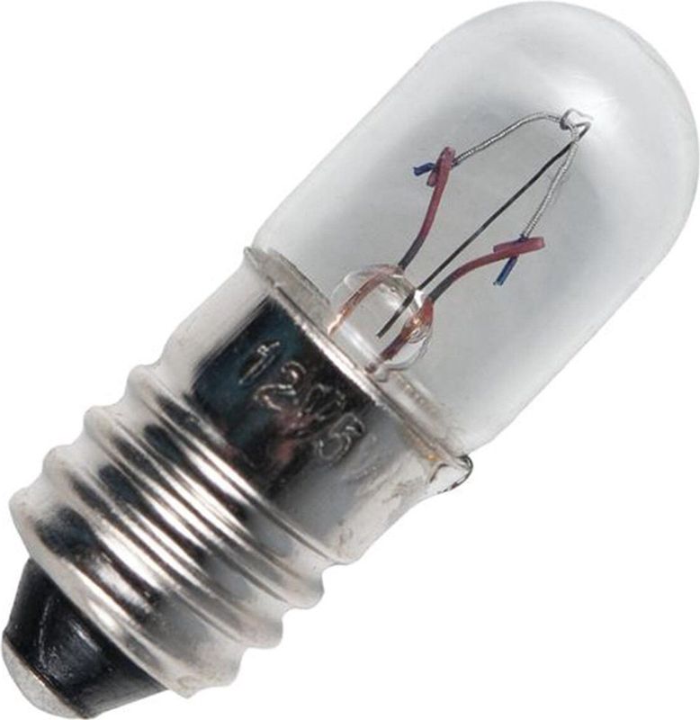 OE Lightning - Signaallamp E10 - Gloeilamp - 6.3V - 0.63W - Dimbaar - Ø10mm - 28mm - 2500K