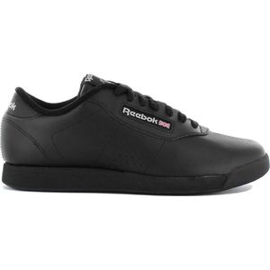 Reebok Classics Princess Leather - Dames Sneakers Sportschoenen Schoenen Zwart CN2211 - Maat EU 37.5 UK 4.5
