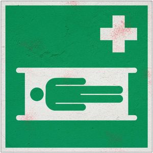 Brancard bord – E013 - Sign Again - 40 x 40 cm