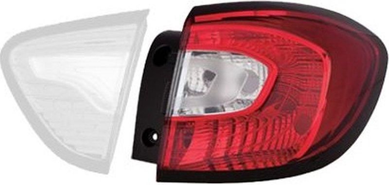 VanWezel 4386922 - Achterlicht - Rechts - Renault Captur - 05/2013 tot 2020