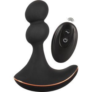 ANOS Luxe Roterende Prostaat Stimulator met Dubbele Motoren - Trillen en Roterende Buttplug met Draadloze Afstandsbediening - Watervast en Oplaadbaar 14 cm