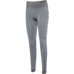 Hummel - Hmlmt Shine Seamless Mw Tights - Quiet Shade/Sharkskin Melange - Leggings