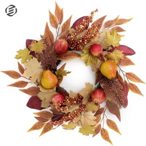 Equivera Herfstkrans - Kerstkrans - Herfstdecoratie - Halloween - Deurkrans - Wanddecoratie
