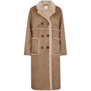 FREEQUENT - FQLAMSE-JACKET - Imitatiebont Jas - Bruin - Dames