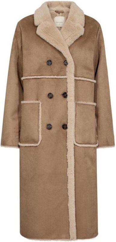 FREEQUENT - FQLAMSE-JACKET - Imitatiebont Jas - Bruin - Dames