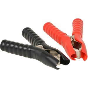 Heavy Duty Accuklemmen Set - 100A - Rood/Zwart