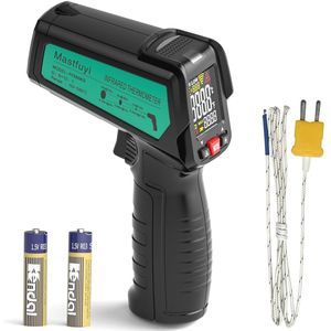 Infraroodthermometer met instelbare emissiviteit en contactloze meting voor temperatuur