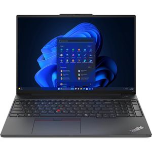 Lenovo ThinkPad E16 Gen 2 (Intel) Intel Core Ultra 5 125U Laptop 40,6 cm (16"") WUXGA 16 GB DDR5-SDRAM 512 GB SSD Wi-Fi 6E (802.11ax) Windows 11 Pro Engels Zwart