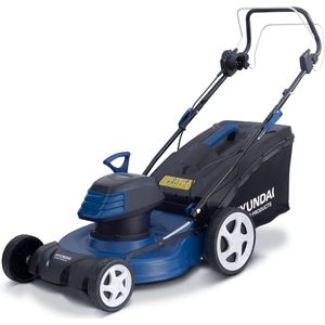 HYUNDAI elektrische grasmaaier - middel tot grote tuin - 1800W - maaibreedte 460mm - zelftrekkend / zelfrijdend - mulching functie - 50L opvangbak - verstelbare maaihoogte