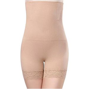 Shapewear short, hoge taille - beige