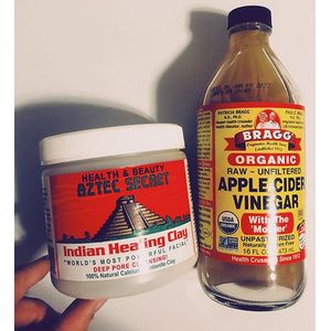 Apple cider vinegar and Aztec bentonite clay. | Aztec clay, Aztec clay mask