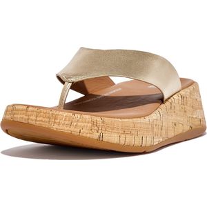 Fitflop™ Slippers / Teenslippers Dames - FT7 - Goud - Maat 36