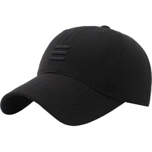 Baseball Cap Triple Stripe - All Black